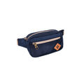 Navy Blue Nylon Smell Proof Water Resistant Crossbody Bag