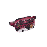 Maroon Pattern Smell Proof Water Resistant Crossbody Bag